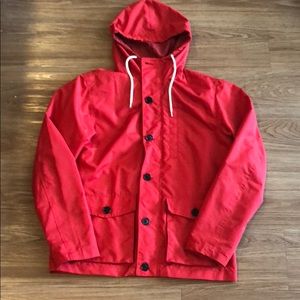 Red Rain Coat